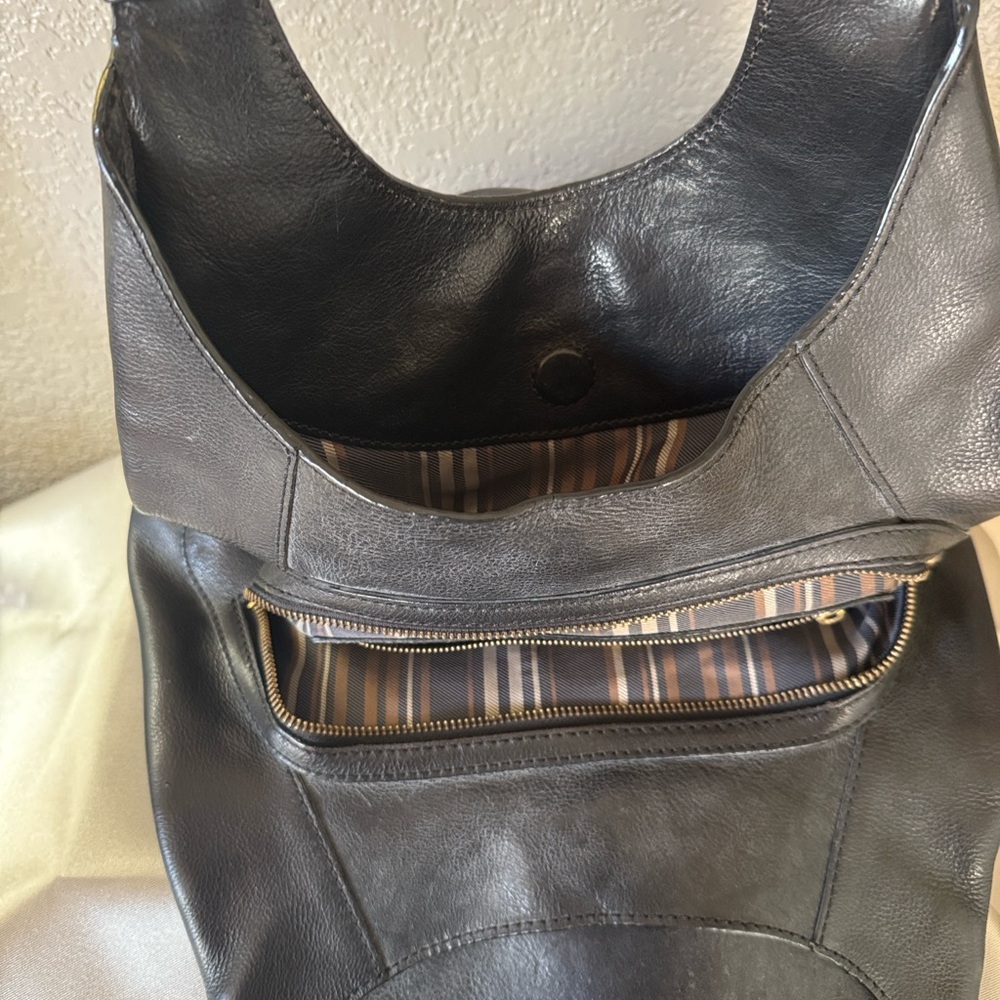 Banana Republic Brown Striped Bag - Picture 4 of 6